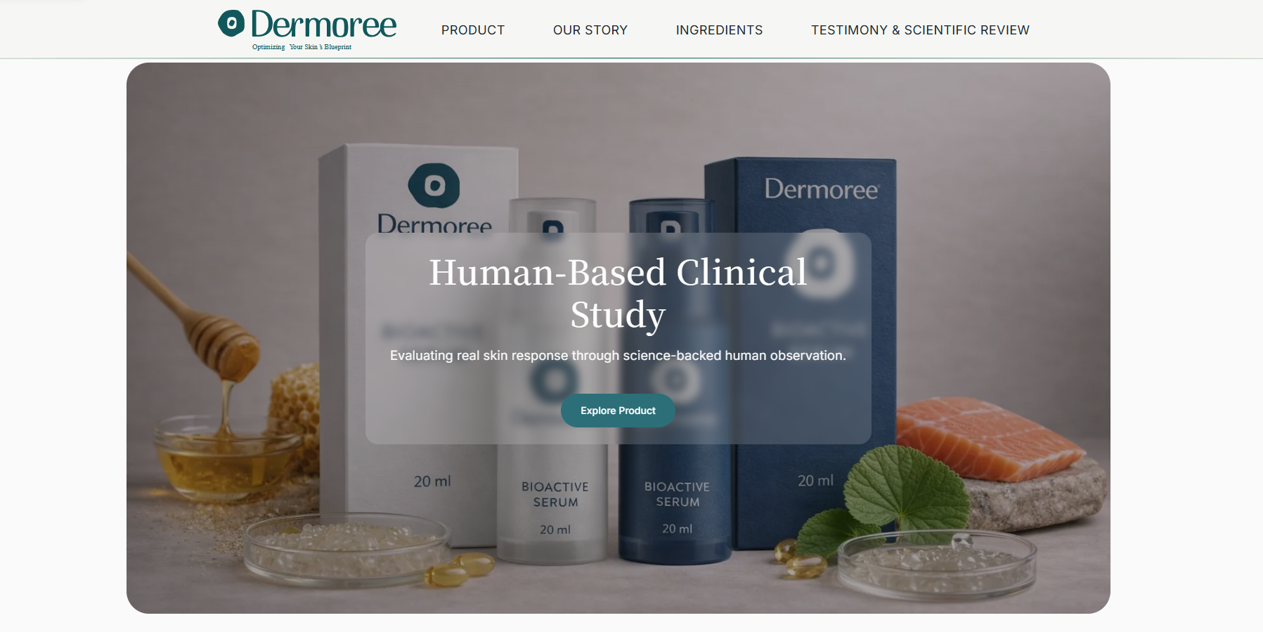 Dermoree — Scientific marketplace website